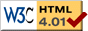 Valid html 4.01 